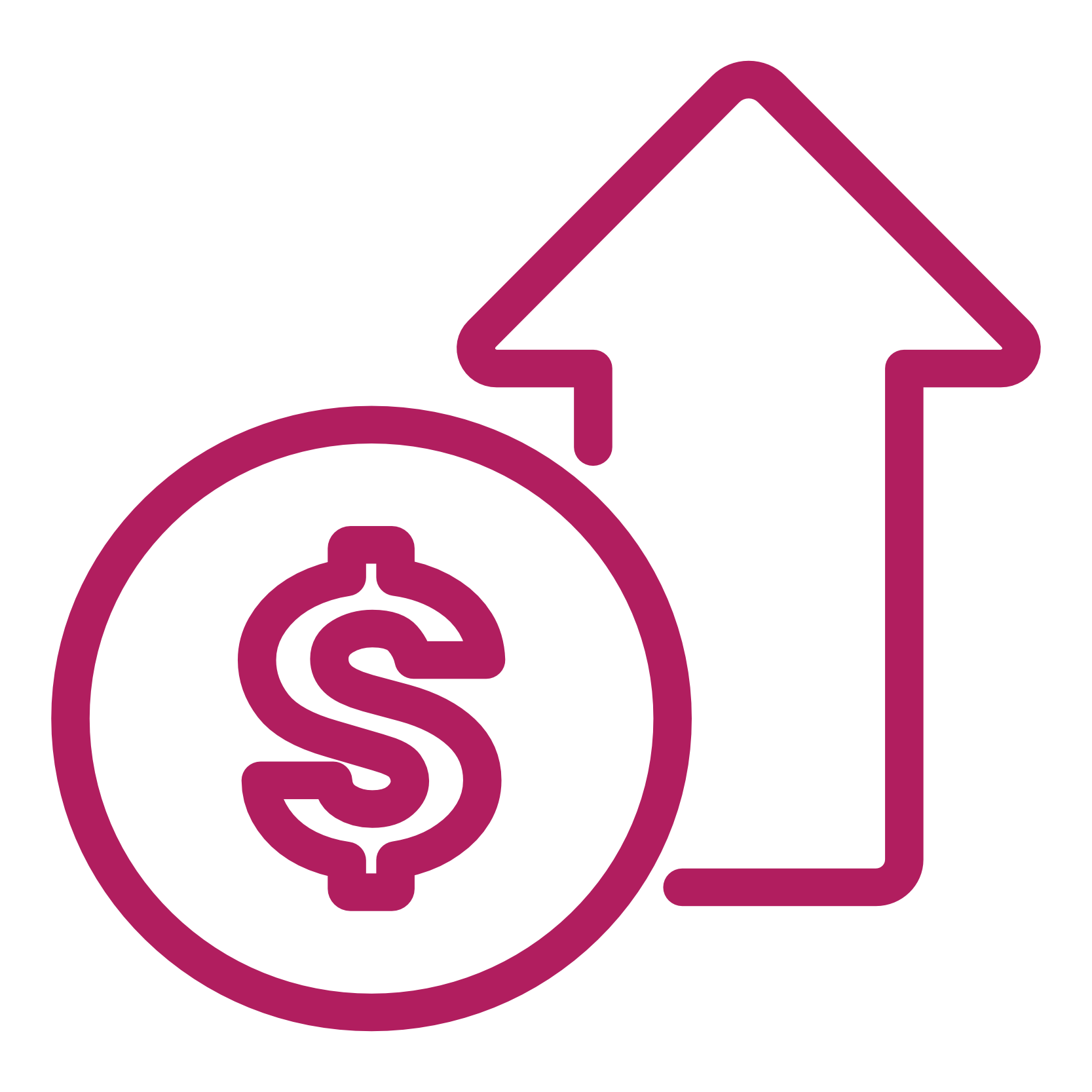 Increase In Cost Icon